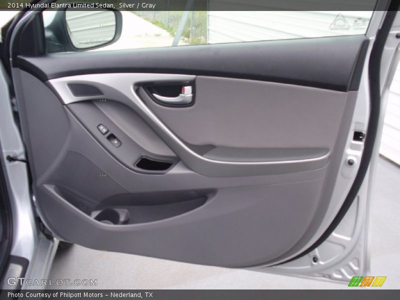 Silver / Gray 2014 Hyundai Elantra Limited Sedan