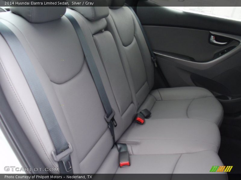 Silver / Gray 2014 Hyundai Elantra Limited Sedan