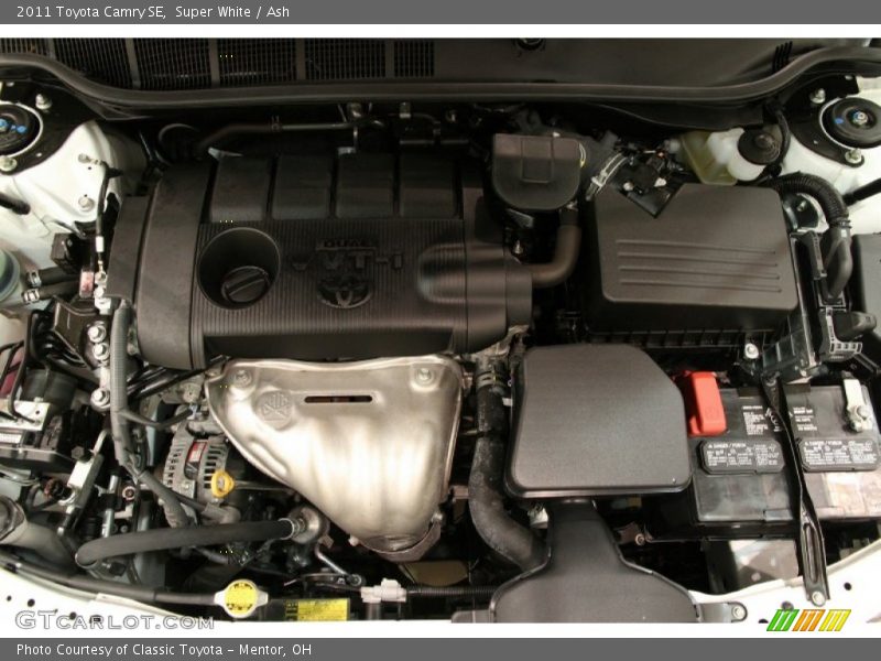 Super White / Ash 2011 Toyota Camry SE
