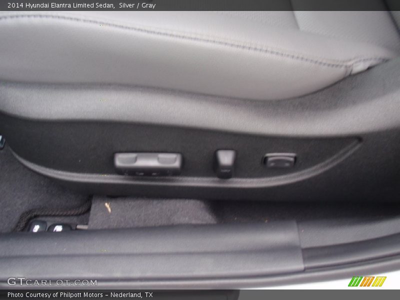 Silver / Gray 2014 Hyundai Elantra Limited Sedan