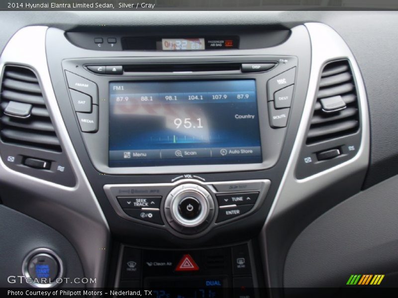 Silver / Gray 2014 Hyundai Elantra Limited Sedan