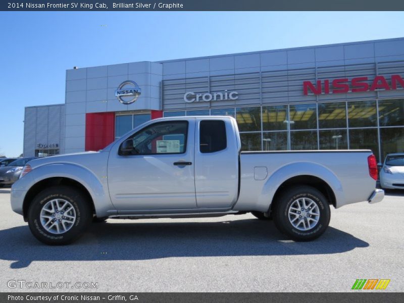 Brilliant Silver / Graphite 2014 Nissan Frontier SV King Cab