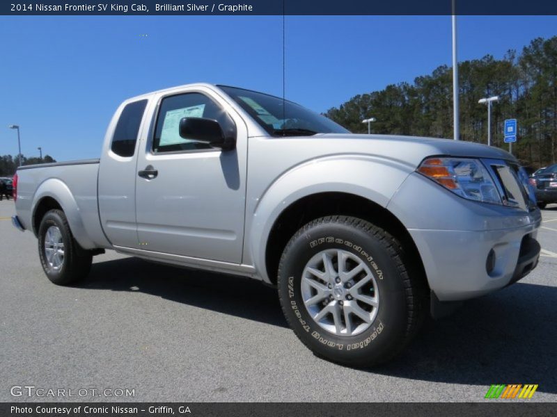 Brilliant Silver / Graphite 2014 Nissan Frontier SV King Cab
