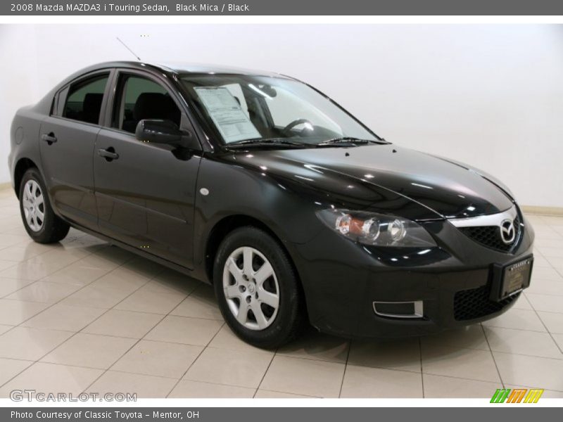 Black Mica / Black 2008 Mazda MAZDA3 i Touring Sedan