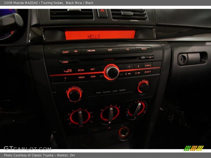 Black Mica / Black 2008 Mazda MAZDA3 i Touring Sedan
