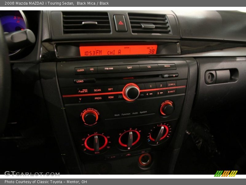 Black Mica / Black 2008 Mazda MAZDA3 i Touring Sedan