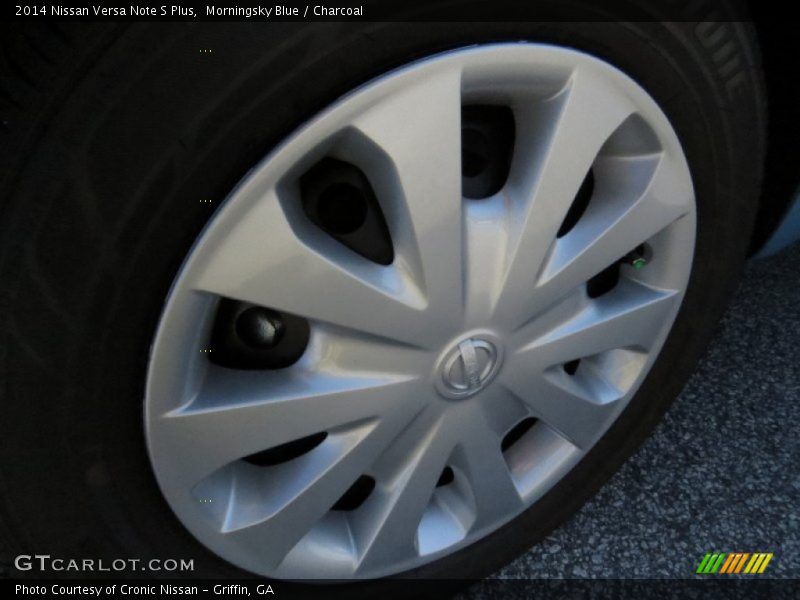 Morningsky Blue / Charcoal 2014 Nissan Versa Note S Plus