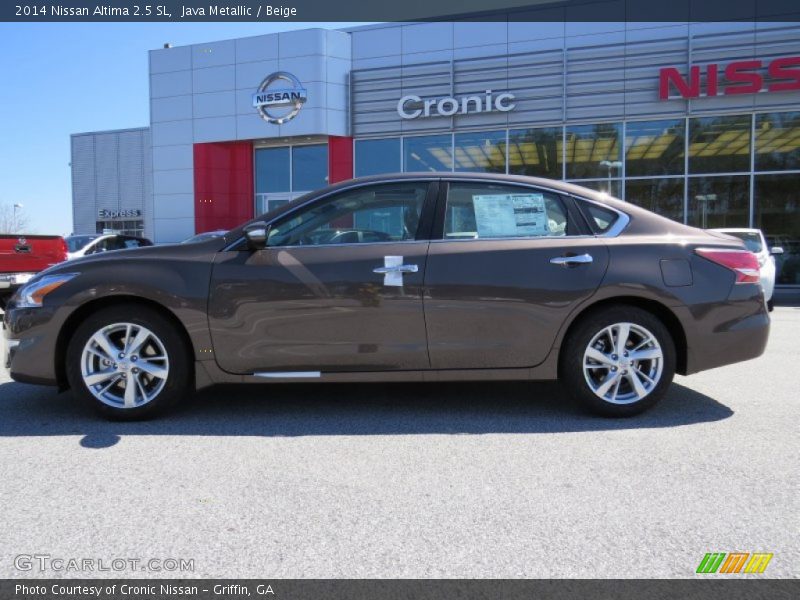 Java Metallic / Beige 2014 Nissan Altima 2.5 SL