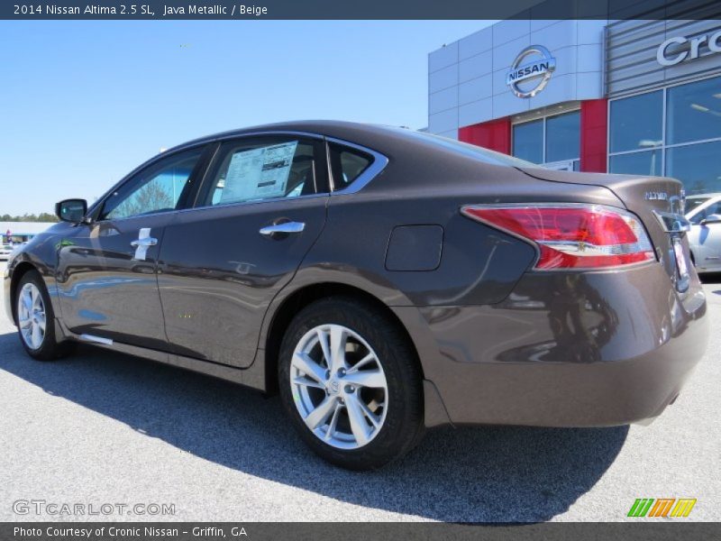 Java Metallic / Beige 2014 Nissan Altima 2.5 SL