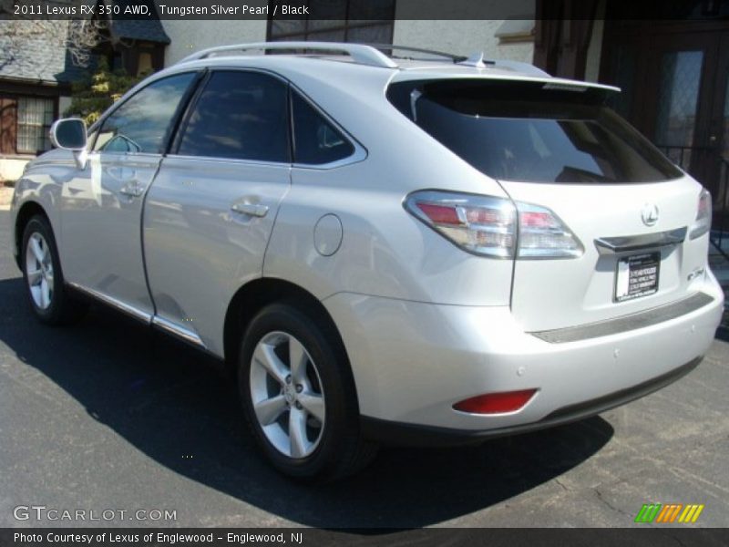 Tungsten Silver Pearl / Black 2011 Lexus RX 350 AWD