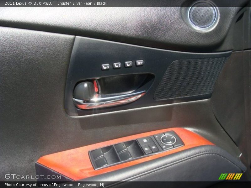 Tungsten Silver Pearl / Black 2011 Lexus RX 350 AWD