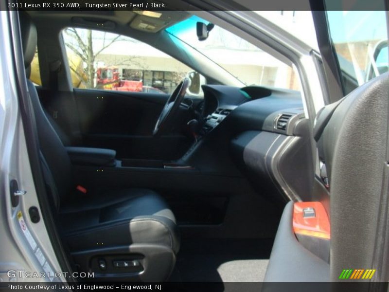 Tungsten Silver Pearl / Black 2011 Lexus RX 350 AWD