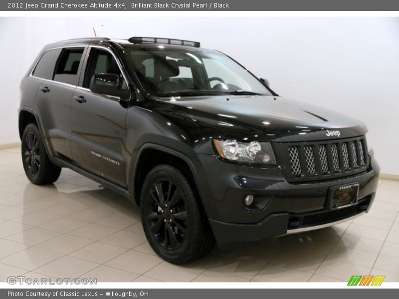 Brilliant Black Crystal Pearl / Black 2012 Jeep Grand Cherokee Altitude 4x4