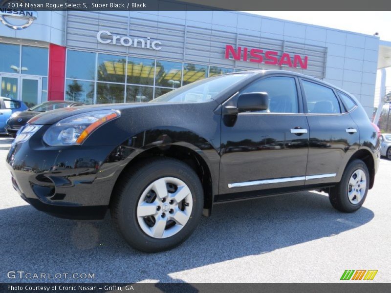 Super Black / Black 2014 Nissan Rogue Select S