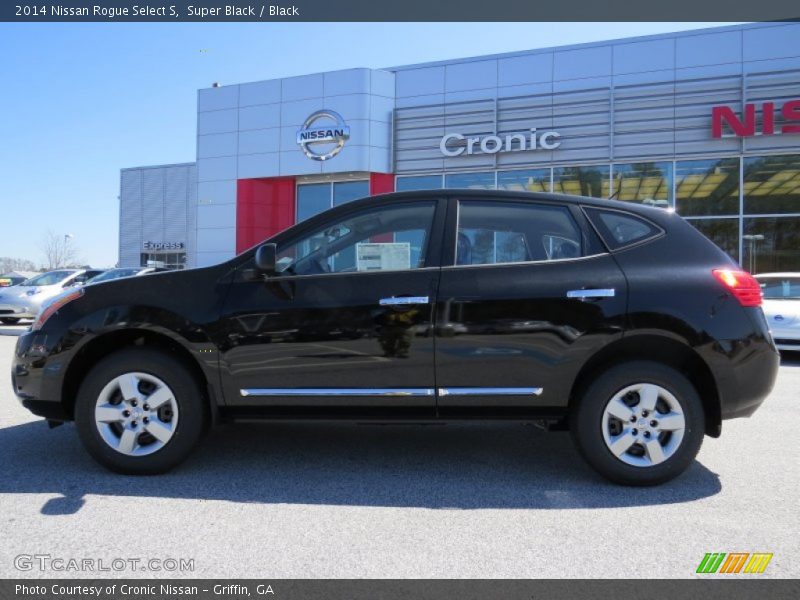 Super Black / Black 2014 Nissan Rogue Select S