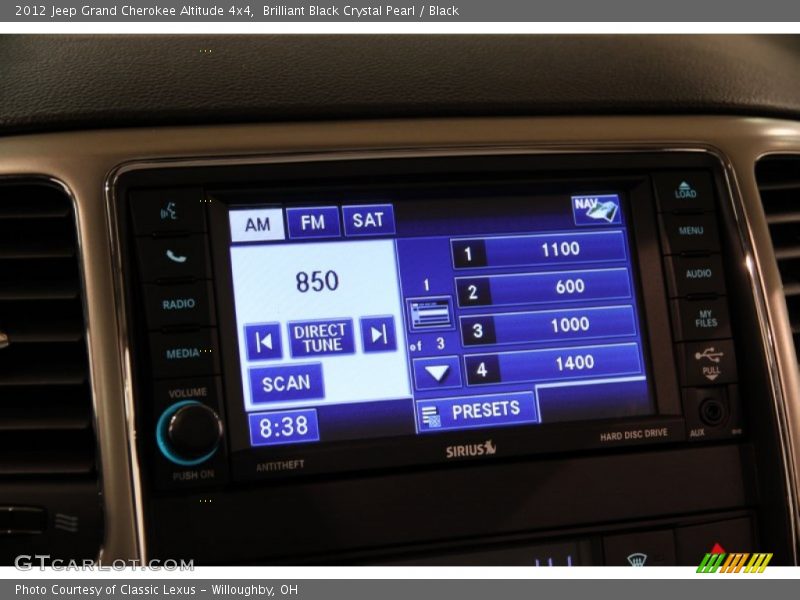 Brilliant Black Crystal Pearl / Black 2012 Jeep Grand Cherokee Altitude 4x4