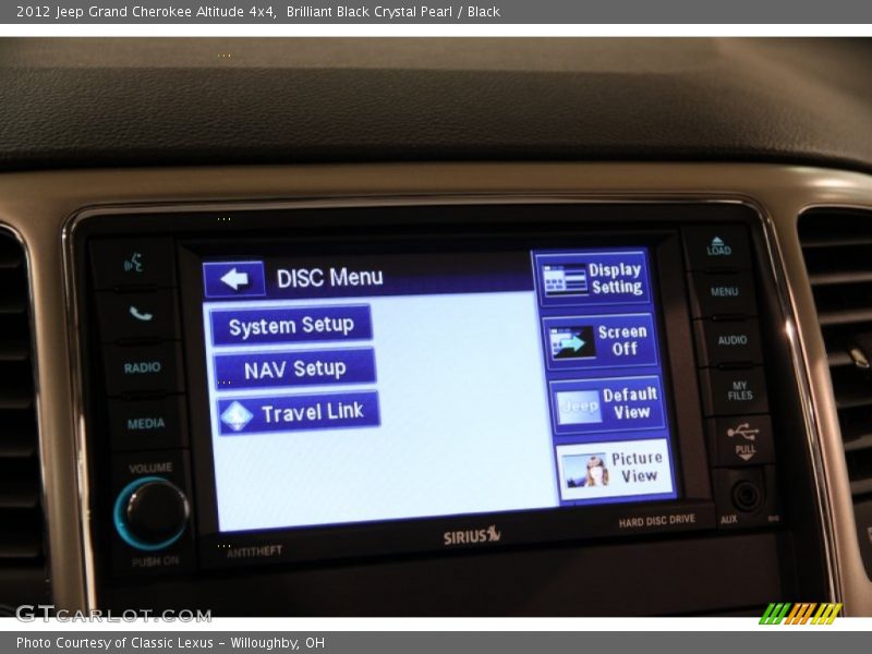 Brilliant Black Crystal Pearl / Black 2012 Jeep Grand Cherokee Altitude 4x4