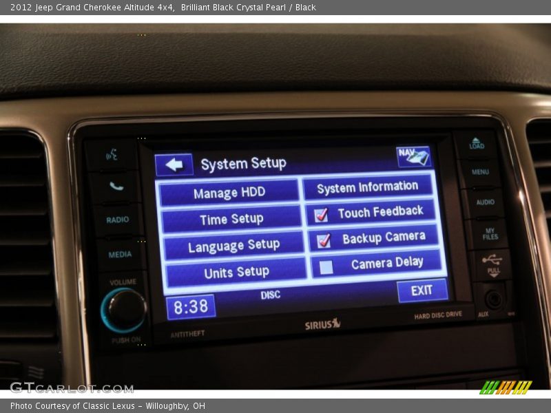 Brilliant Black Crystal Pearl / Black 2012 Jeep Grand Cherokee Altitude 4x4