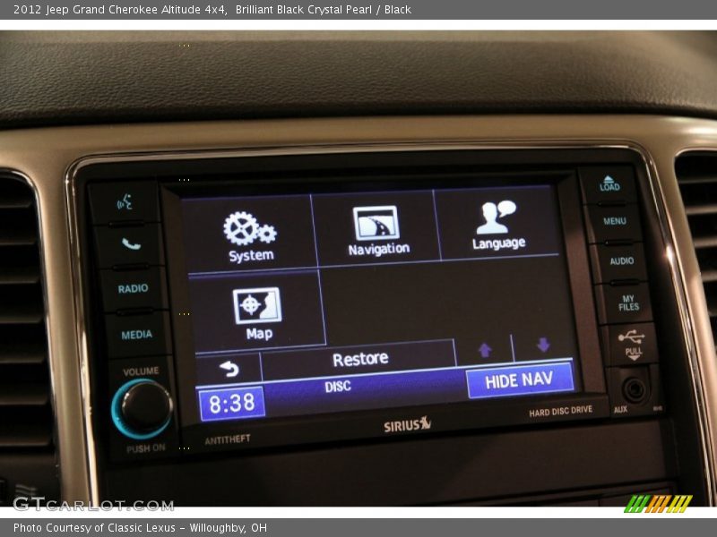 Brilliant Black Crystal Pearl / Black 2012 Jeep Grand Cherokee Altitude 4x4