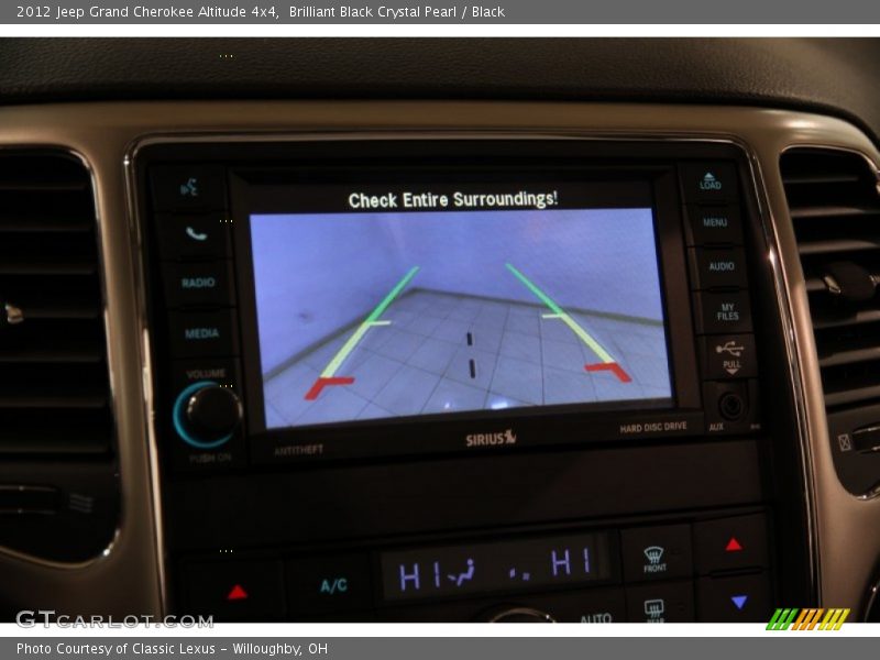 Brilliant Black Crystal Pearl / Black 2012 Jeep Grand Cherokee Altitude 4x4