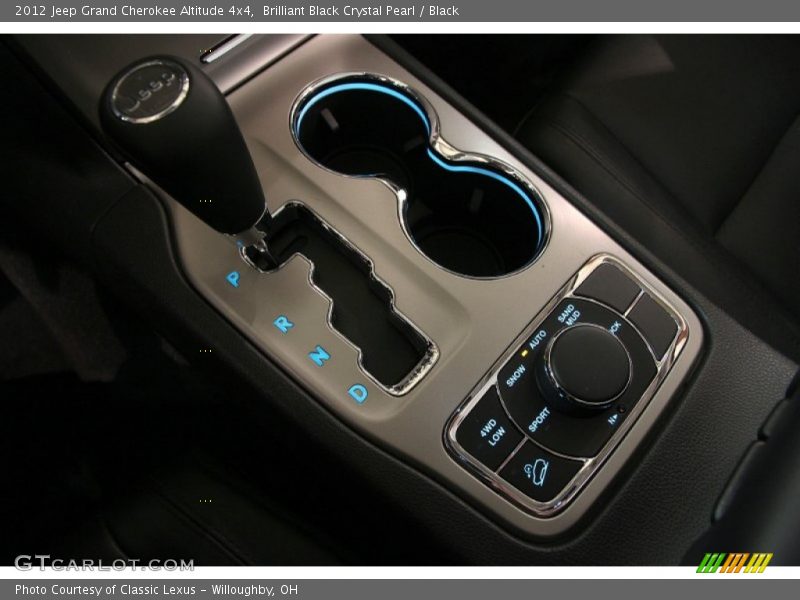 Brilliant Black Crystal Pearl / Black 2012 Jeep Grand Cherokee Altitude 4x4