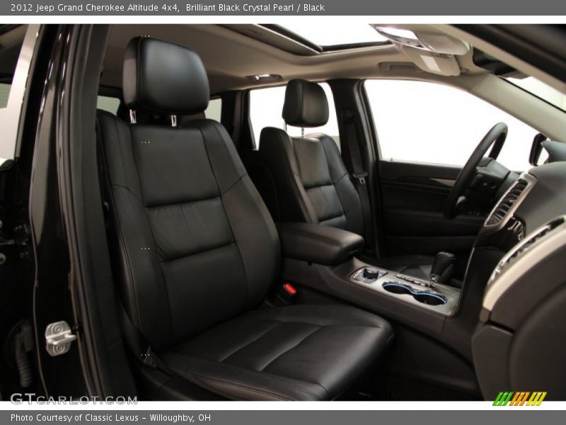 Brilliant Black Crystal Pearl / Black 2012 Jeep Grand Cherokee Altitude 4x4