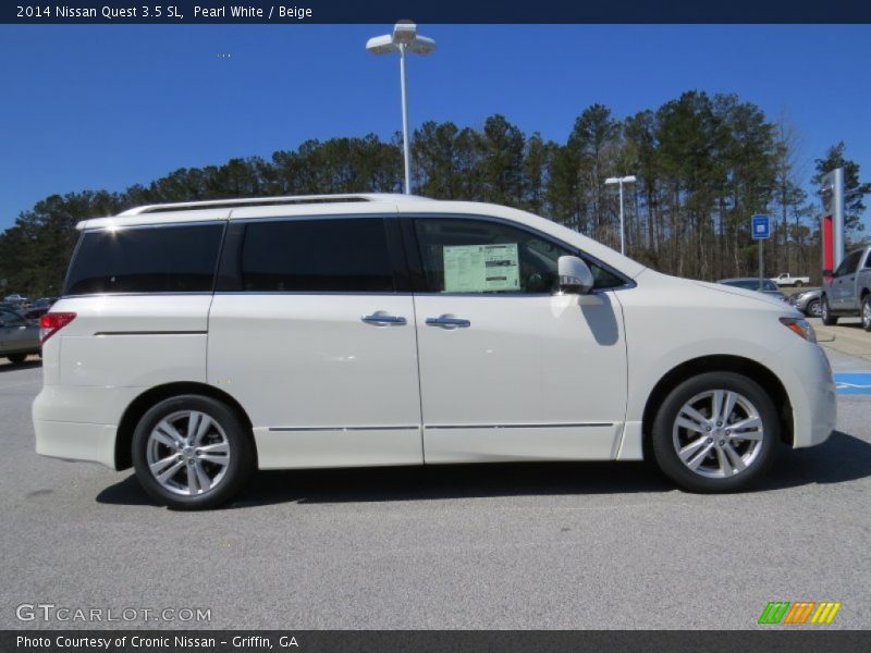  2014 Quest 3.5 SL Pearl White