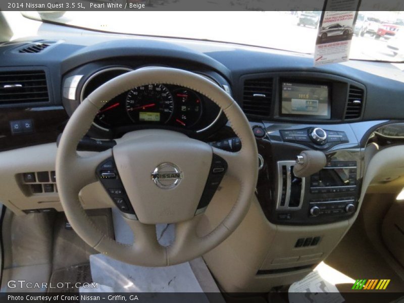 Dashboard of 2014 Quest 3.5 SL