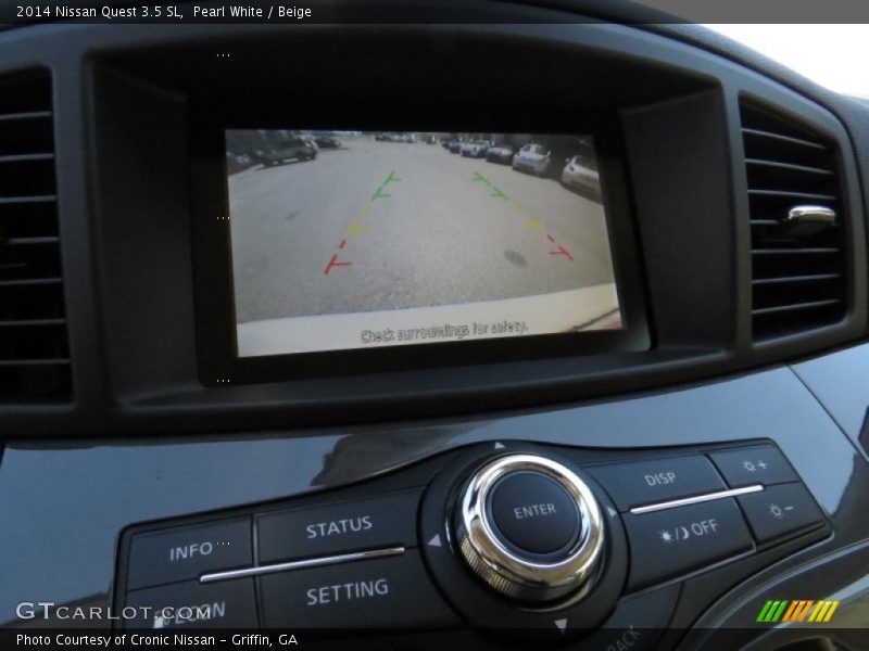 Pearl White / Beige 2014 Nissan Quest 3.5 SL
