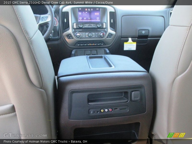Summit White / Cocoa/Dune 2015 GMC Sierra 2500HD Denali Crew Cab 4x4