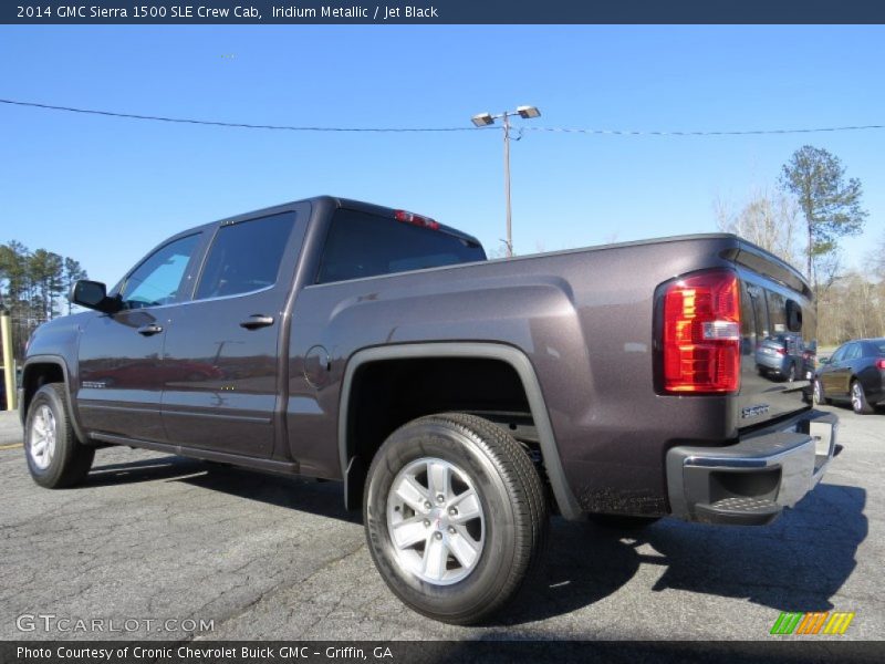 Iridium Metallic / Jet Black 2014 GMC Sierra 1500 SLE Crew Cab