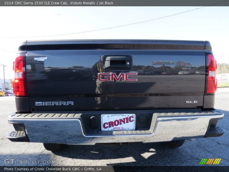 Iridium Metallic / Jet Black 2014 GMC Sierra 1500 SLE Crew Cab