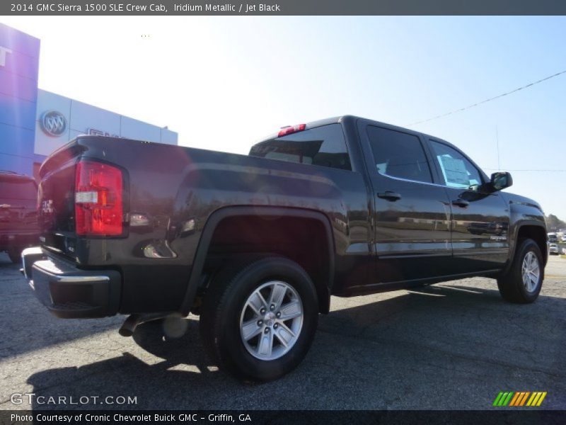 Iridium Metallic / Jet Black 2014 GMC Sierra 1500 SLE Crew Cab