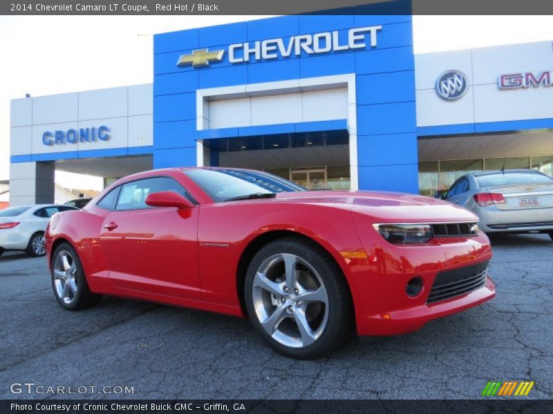 Red Hot / Black 2014 Chevrolet Camaro LT Coupe