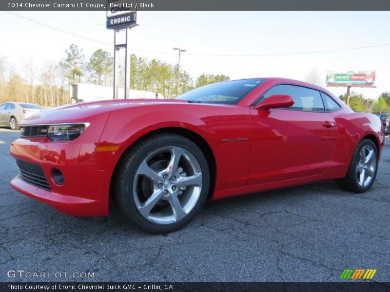 Red Hot / Black 2014 Chevrolet Camaro LT Coupe