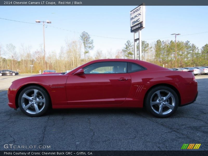 Red Hot / Black 2014 Chevrolet Camaro LT Coupe