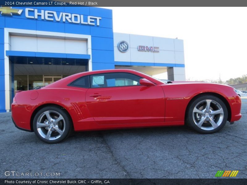 Red Hot / Black 2014 Chevrolet Camaro LT Coupe