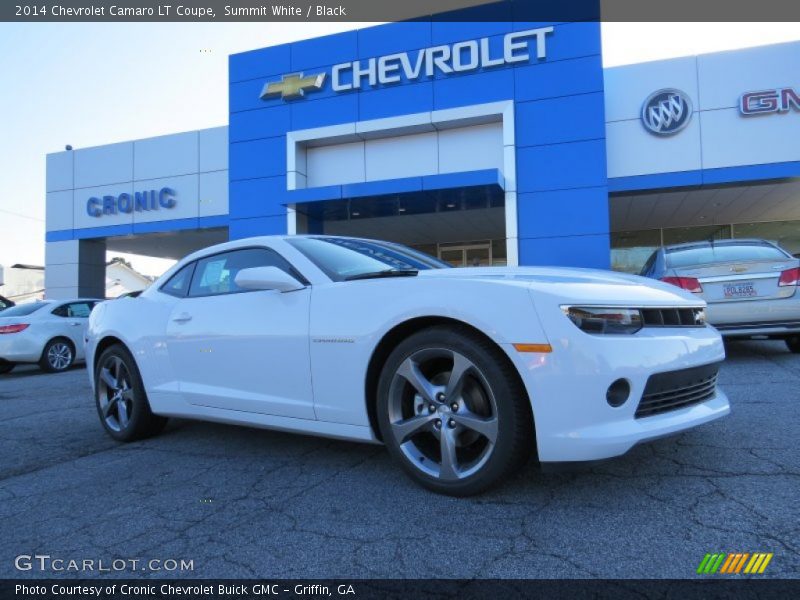 Summit White / Black 2014 Chevrolet Camaro LT Coupe