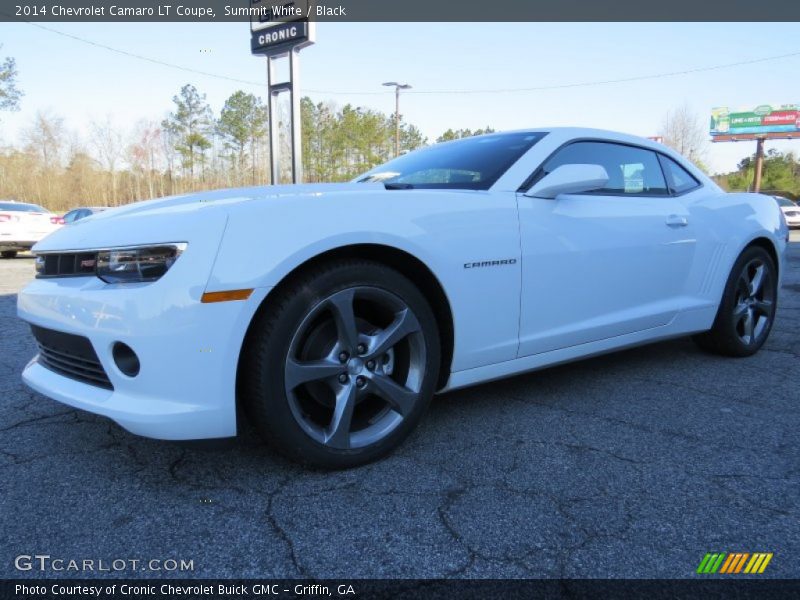 Summit White / Black 2014 Chevrolet Camaro LT Coupe