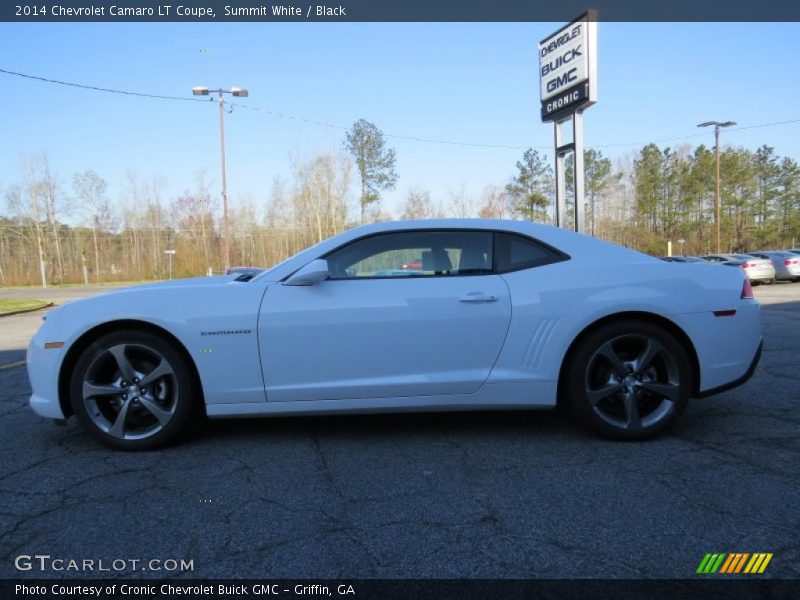 Summit White / Black 2014 Chevrolet Camaro LT Coupe