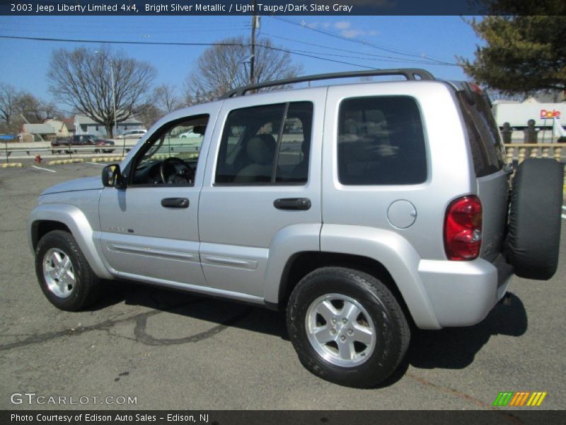 Bright Silver Metallic / Light Taupe/Dark Slate Gray 2003 Jeep Liberty Limited 4x4