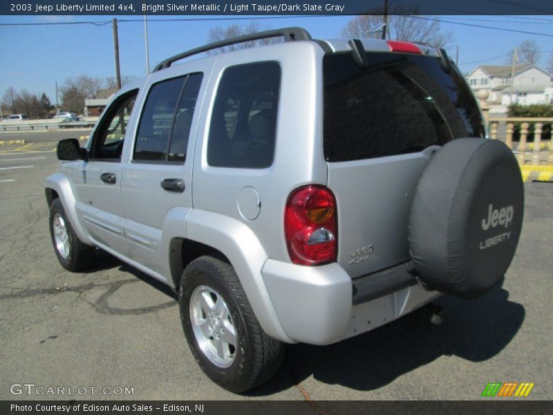 Bright Silver Metallic / Light Taupe/Dark Slate Gray 2003 Jeep Liberty Limited 4x4