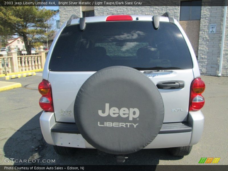 Bright Silver Metallic / Light Taupe/Dark Slate Gray 2003 Jeep Liberty Limited 4x4