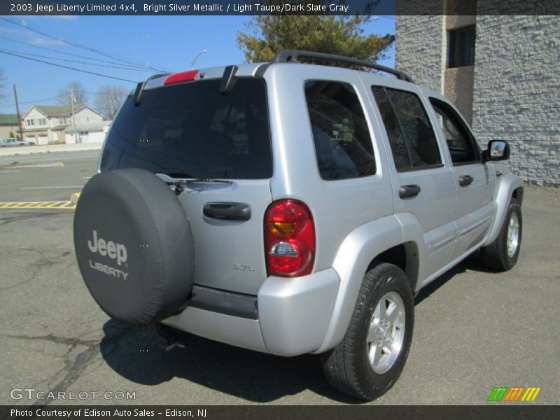Bright Silver Metallic / Light Taupe/Dark Slate Gray 2003 Jeep Liberty Limited 4x4