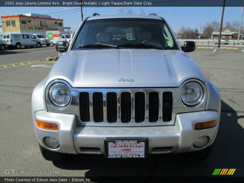 Bright Silver Metallic / Light Taupe/Dark Slate Gray 2003 Jeep Liberty Limited 4x4