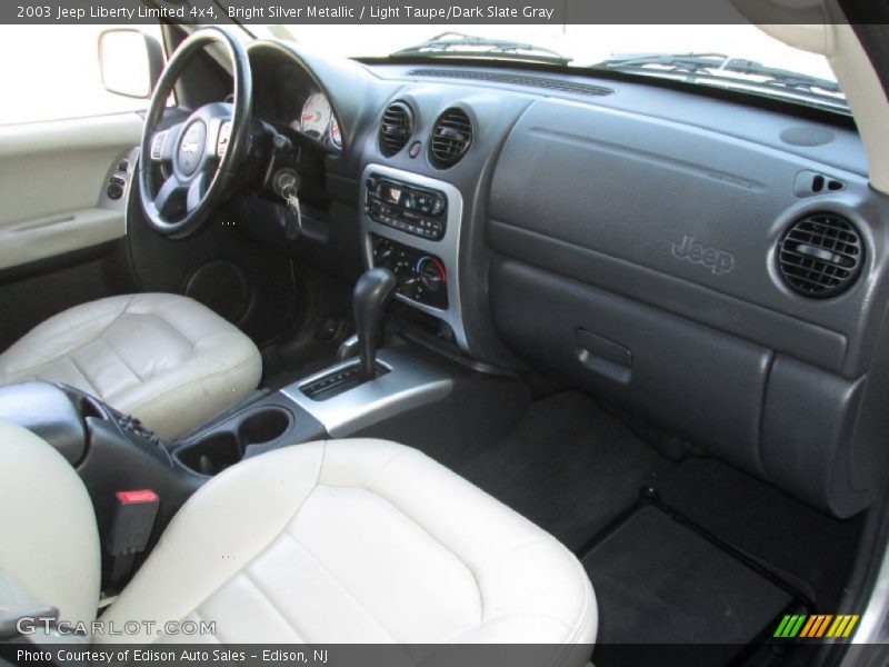 Bright Silver Metallic / Light Taupe/Dark Slate Gray 2003 Jeep Liberty Limited 4x4