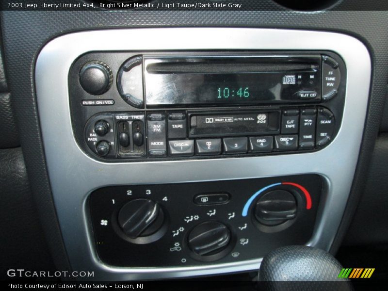 Bright Silver Metallic / Light Taupe/Dark Slate Gray 2003 Jeep Liberty Limited 4x4