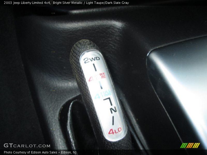 Bright Silver Metallic / Light Taupe/Dark Slate Gray 2003 Jeep Liberty Limited 4x4