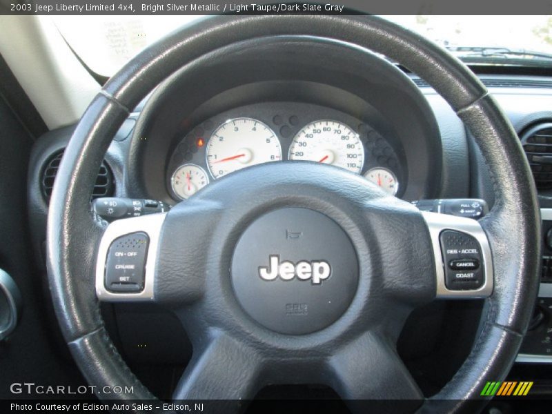 Bright Silver Metallic / Light Taupe/Dark Slate Gray 2003 Jeep Liberty Limited 4x4