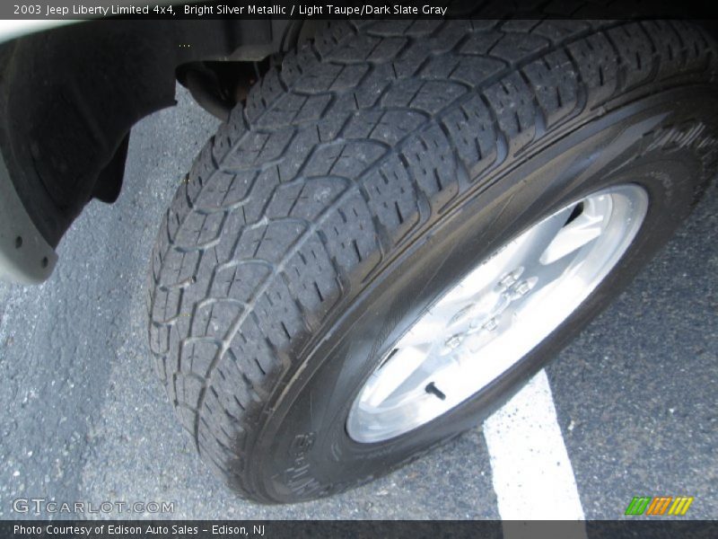 Bright Silver Metallic / Light Taupe/Dark Slate Gray 2003 Jeep Liberty Limited 4x4